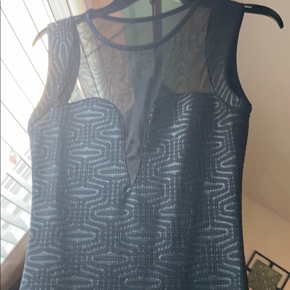 Sleeveless Dress with Sheer Back & Neckline - Picture 6 of 6